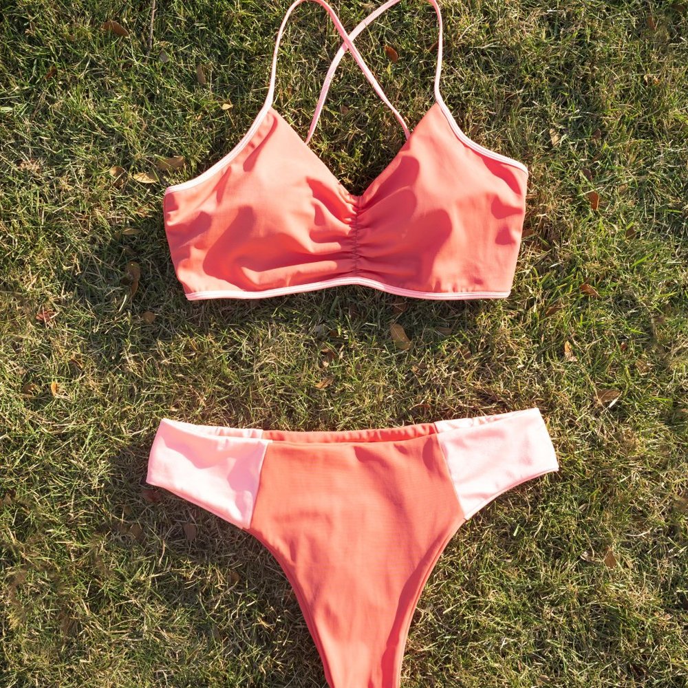 2 Tone Bikini Bottoms